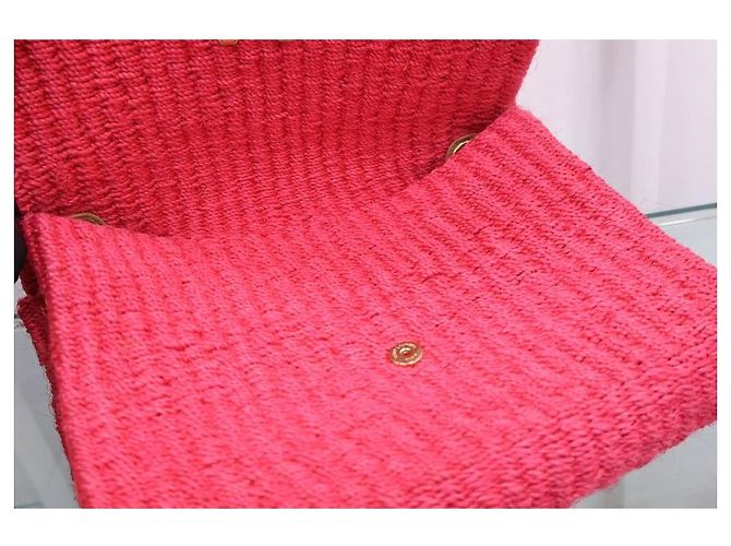 Autre Marque Borsa a tracolla Kate Chain in rafia - vista 12