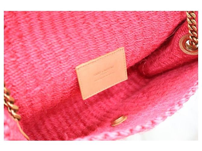 Autre Marque Borsa a tracolla Kate Chain in rafia - vista 13