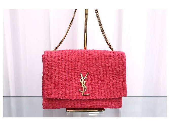Autre Marque Borsa a tracolla Kate Chain in rafia - vista 2