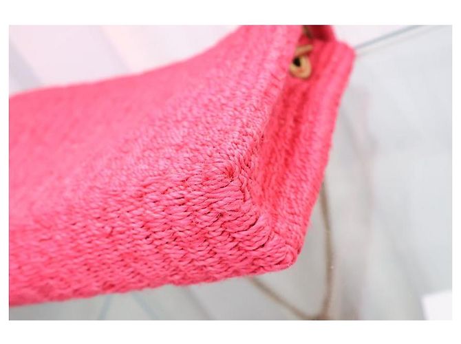 Autre Marque Borsa a tracolla Kate Chain in rafia - vista 9