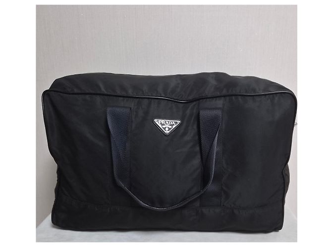 Prada Borsa Boston in Nylon Borsa da Viaggio - vista 3