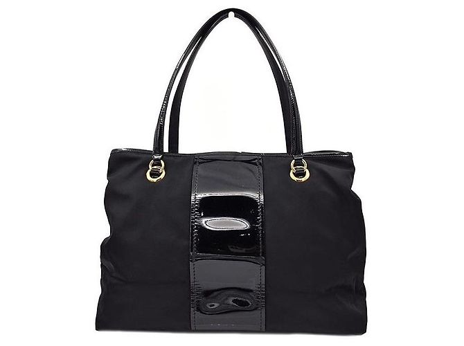 Salvatore Ferragamo Borsa Tote e a Tracolla in Nylon - vista 3