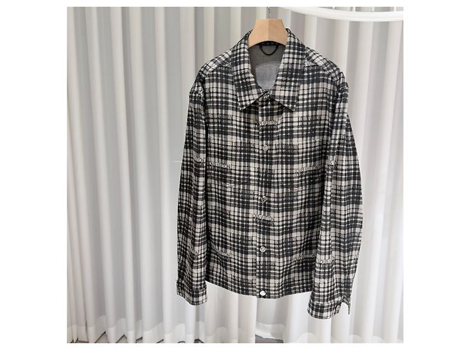 Louis Vuitton Karo-Denim-Überhemd - Ansicht 2