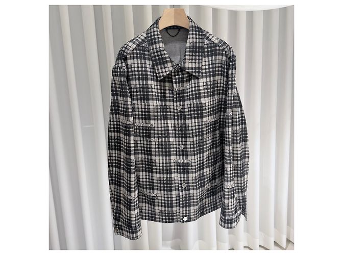 Louis Vuitton Karo-Denim-Überhemd - Ansicht 3