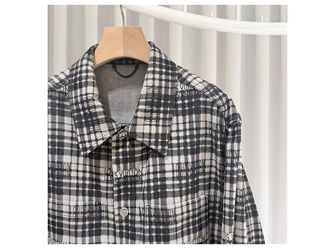 Louis Vuitton Karo-Denim-Überhemd - Ansicht 4
