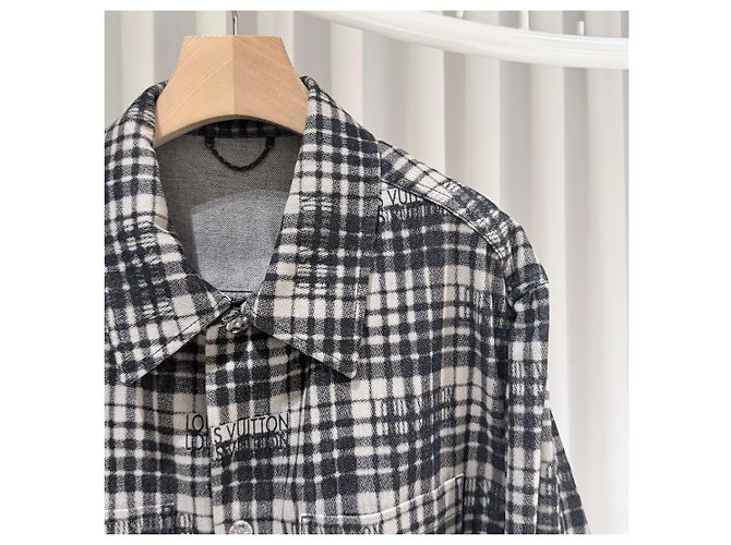 Louis Vuitton Karo-Denim-Überhemd - Ansicht 5