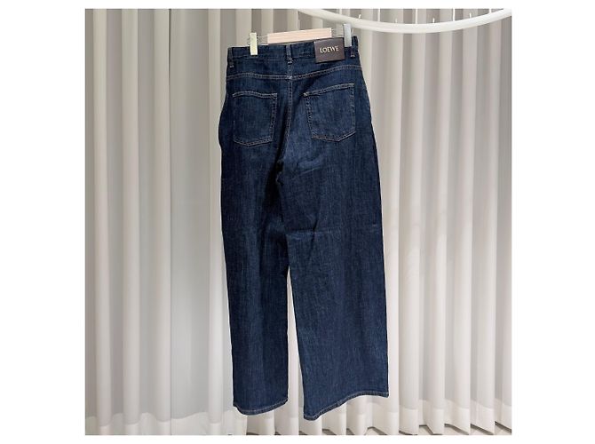 Loewe Fade Wash Denim-Hose mit Gürtel (Größe - Ansicht 5