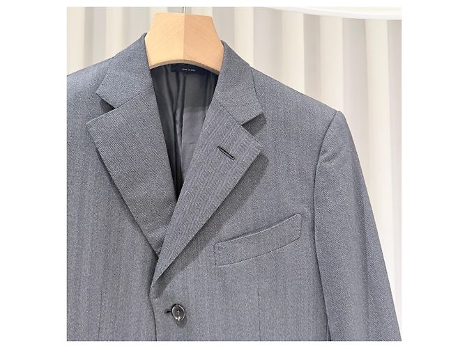 Tom Ford Two-Pocket Wool Blazer Pants Suit Setup (Size - view 3