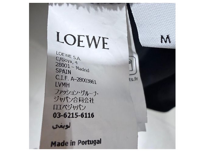 Loewe Relaxed Fit Baumwoll-T-Shirt mit Logo-Tasche Schwarz - Ansicht 4
