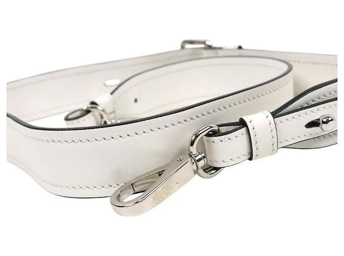 Prada Borsa Tote in Pelle Bianca - vista 10