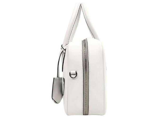 Prada Borsa Tote in Pelle Bianca - vista 2