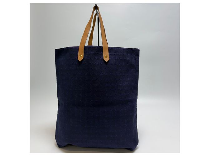 Hermès Amadava Canvas Tote Bag Navy - Ansicht 10