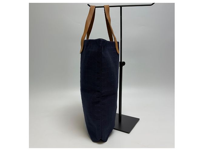 Hermès Amadava Canvas Tote Bag Navy - Ansicht 7