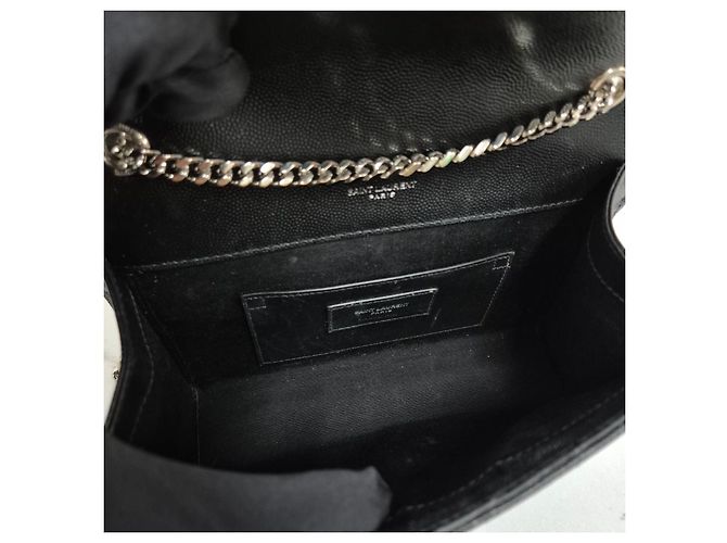 Autre Marque Borsa a spalla con catena a busta Black Small - vista 13