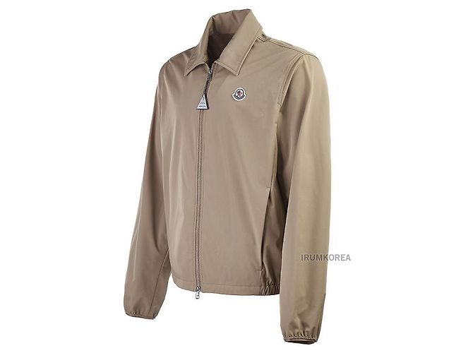 Moncler Giacca-camicia in nylon con logo da uomo - vista 2