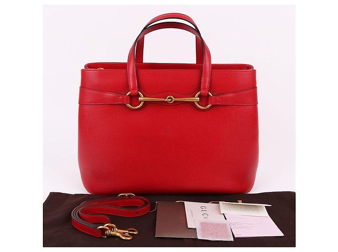 Gucci Borsa Tote e a Tracolla Horsebit Gold - vista 12