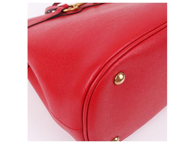 Gucci Borsa Tote e a Tracolla Horsebit Gold - vista 9