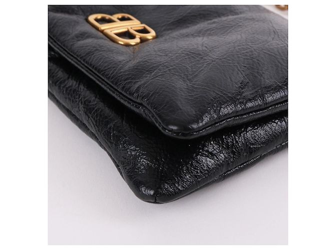 Balenciaga Borsa a tracolla Monaco Mini - vista 10