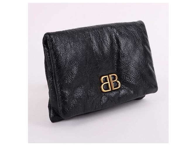 Balenciaga Borsa a tracolla Monaco Mini - vista 4