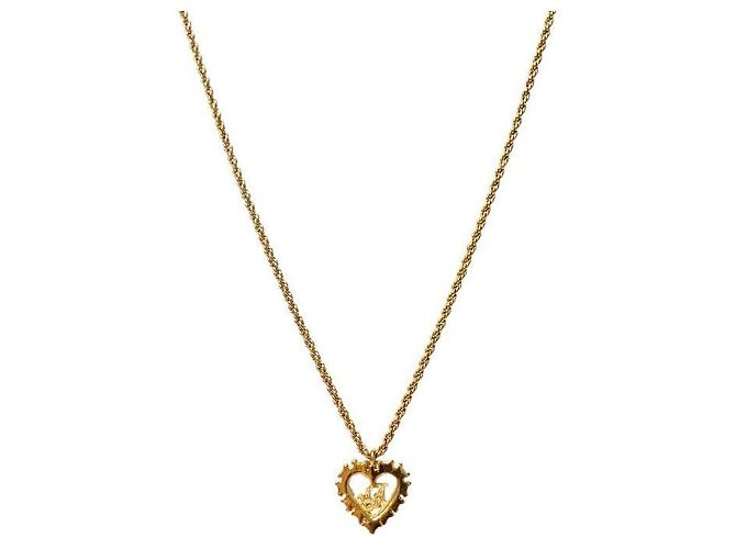 Dior Collana Oblique in Oro Cuore Cubic - vista 2