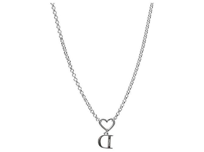 Dior Collana Cuore in Argento e Zirconia - vista 2