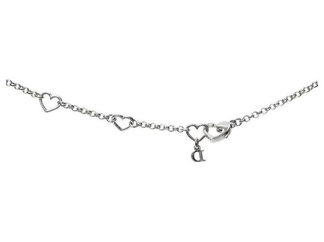 Dior Collana Cuore in Argento e Zirconia - vista 3