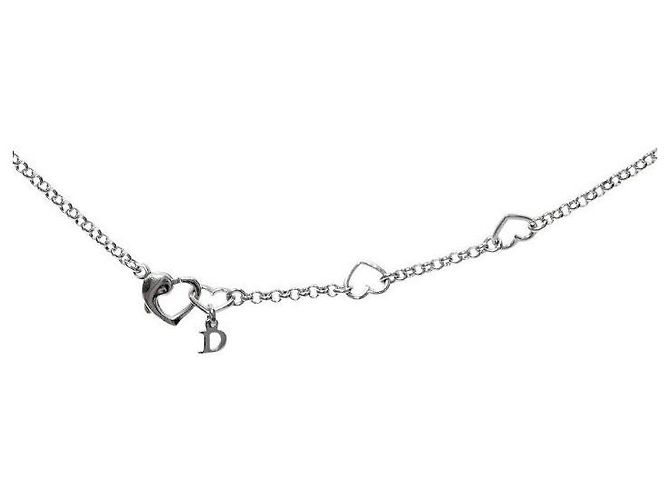 Dior Collana Cuore in Argento e Zirconia - vista 4