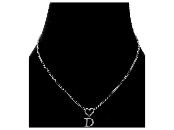 Dior Collana Cuore in Argento e Zirconia - vista 5