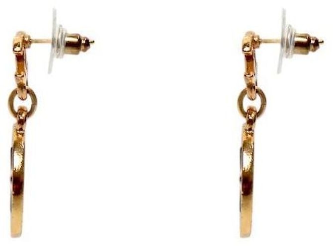 Chanel Orecchini Round Star CC Gold - vista 2