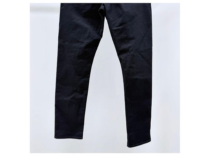 Dior Long Slim Fit Denimhose Schwarz - Ansicht 6