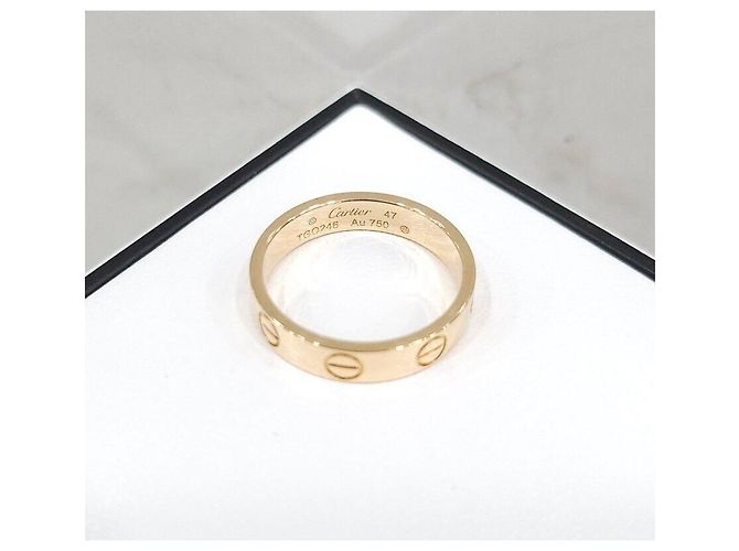 Cartier Anillo Love Band Small Yellow Gold - vista 3