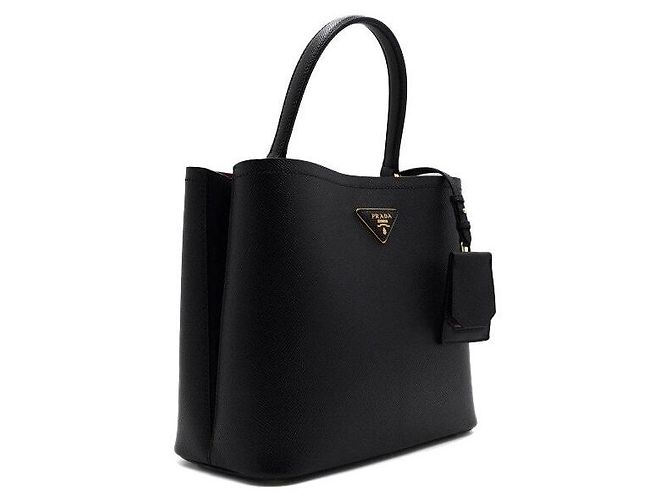 Prada Borsa Tote e Borsa a Tracolla Saffiano Panier Double Large - vista 3