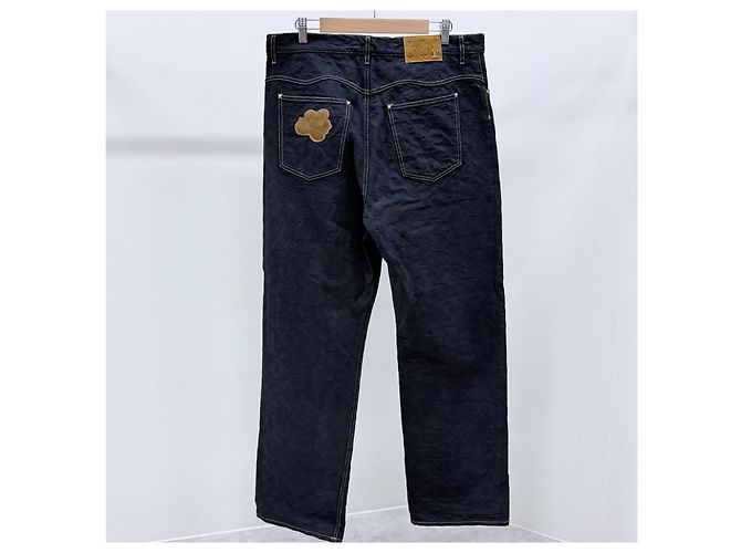 Louis Vuitton Monogram Denim-Hose Schwarz - Ansicht 4