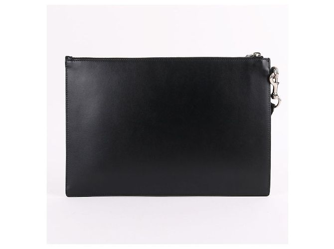 Clutch Gucci in pelle nera - vista 5