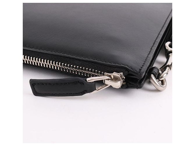 Clutch Gucci in pelle nera - vista 6