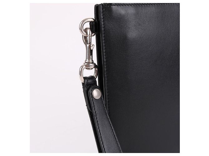 Clutch Gucci in pelle nera - vista 7