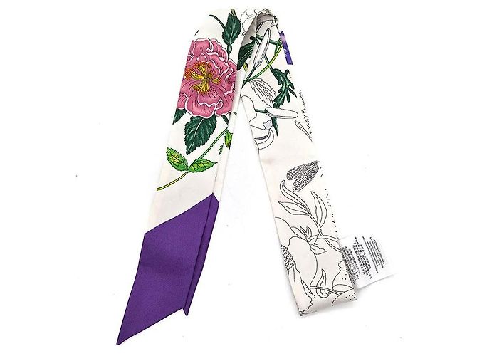 Gucci Pañuelo de cinta de seda estampado - vista 3