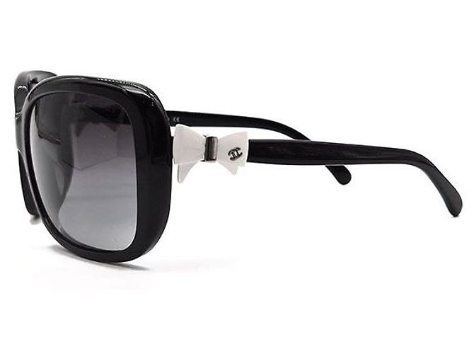 Gafas de sol Chanel Ribbon negras - vista 2