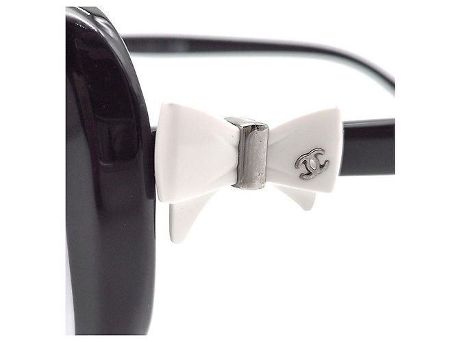 Gafas de sol Chanel Ribbon negras - vista 4