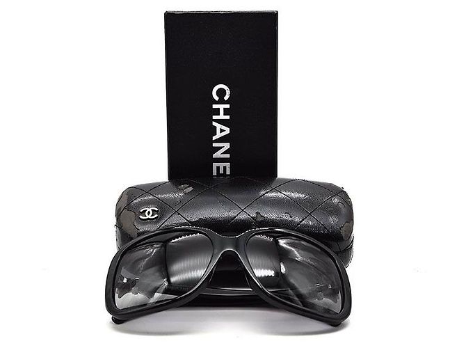 Gafas de sol Chanel Ribbon negras - vista 7