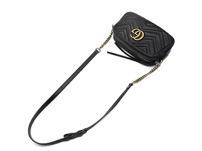Gucci Borsa a tracolla Marmont Matelassé - vista 4