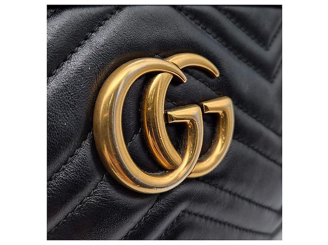Gucci Borsa a tracolla Marmont Matelassé - vista 8