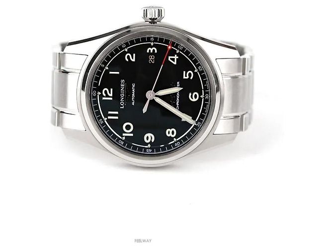 Longines Spirit Automatic Chronometer Quadrante Nero Acciaio - vista 2