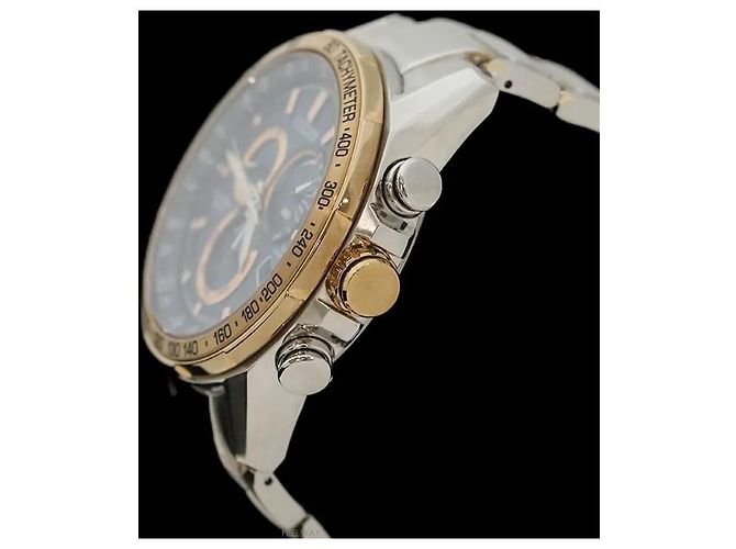 Autre Marque Eco-Drive Steel Combination Blue Dial - vista 2