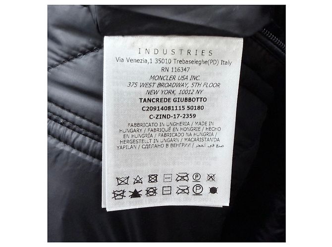 Moncler Lammfelljacke Senf Schwarz - Ansicht 6