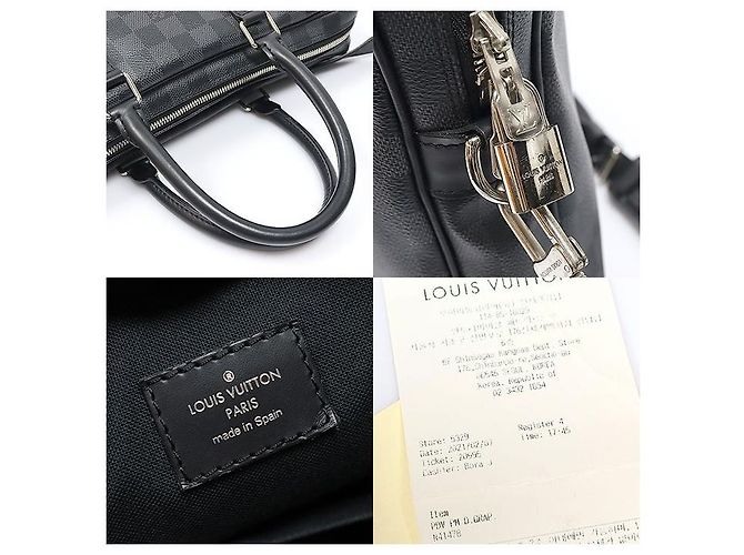 Louis Vuitton Damier Graphite Canvas Porte Document Voyage PM - vista 7