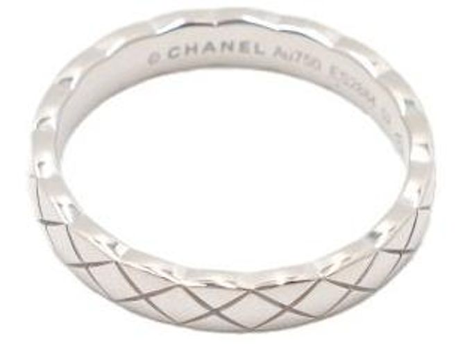 Chanel Coco Crush Mini Quilted Ring aus Weißgold - Ansicht 2