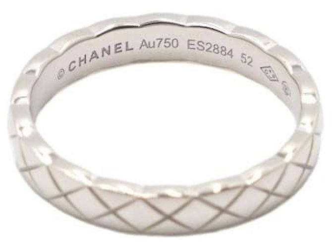 Chanel Coco Crush Mini Quilted Ring aus Weißgold - Ansicht 3