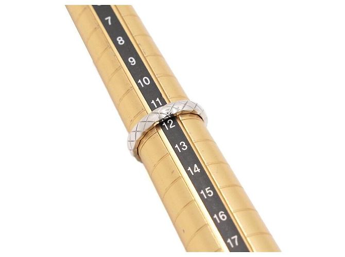 Chanel Coco Crush Mini Quilted Ring aus Weißgold - Ansicht 4