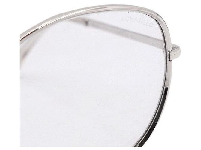 Chanel Montura de gafas Silver CC Logo - vista 5
